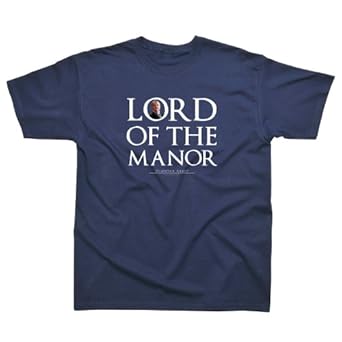 Official Downton Abbey T-shirt 'Lord of the Manor' (Navy) at Amazon Menâs Clothing store 