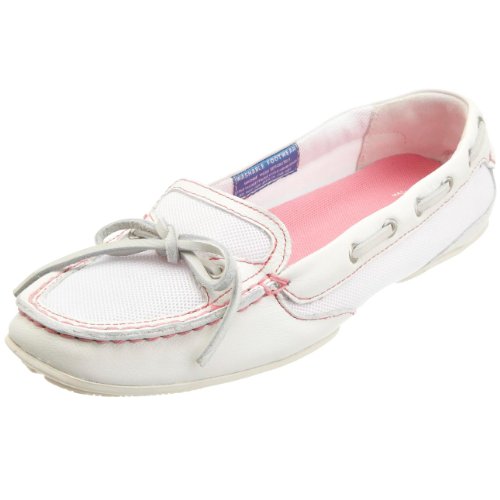 Rockport Women's Shore Bets Boat Shoe Winter White Moccasin K56303 7 UK