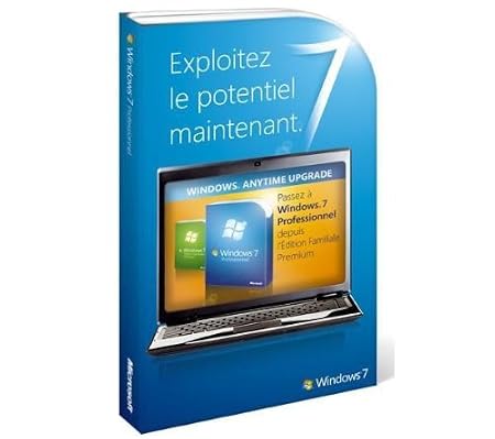 Mise à niveau de Windows 7 Edition Familiale Premium vers Windows 7 Professionnel