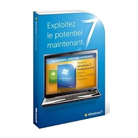 Windows Anytime Upgrade Windows Home Premium to Pro 7 French Upgrade