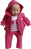 Baby-Jogginganzug Girandola 3-teiliges SET PINK