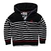 Junior J by Jasper Conran- Navy stripe hooded top