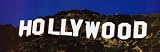 Hollywood Sign (Panorama) Art Poster Print - 12" X 36"