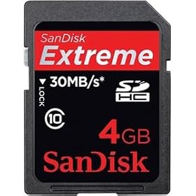 Sandisk - Carte Secure Digital (SDHC) Extreme III (30mo/sec) - 4 Go