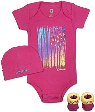 Converse Girls 0-6 Months All Star 3-Piece Set