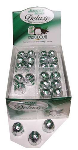 Junior Mints Junior Mint Deluxe, Dark Chocolate Mints-(box of 72) by Tootsie Roll Industries, Inc