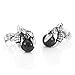 Vintage Dragon Claw Mens Stud Earrings Stainless Steel, Color Silver Black