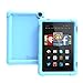 Fire HD 7 (2014 Model) Case - Poetic Fire HD 7 Case [Turtle Skin Series] - [Corner/Bumper Protection] [Grip] [Sound-Amplification] Protective Silicone Case for Amazon Fire HD 7 (2014 Model) 4th Gen Only - Blue , Will Not Fit Fire 7
