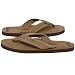 Rainbow Florida Gators Ladies Khaki Premier Leather Flip Flops