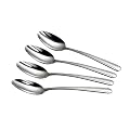 Premier Housewares Rill Stainless Steel Teaspoons, Set of 4