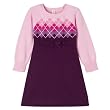 Toddler Girls' Cherokee&reg; Long-sleeve Ribbon Sweater Dress - Purple