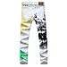 jeansian Men's Printed Washed Denim Long Straight Skinny-Fit Pants Jeans J241