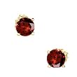14K Yellow Gold Mozambique Garnet Earrings