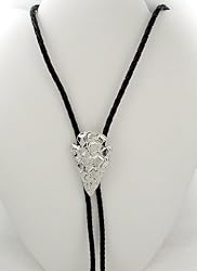 Silver Plated Arrowhead Bolo Tie