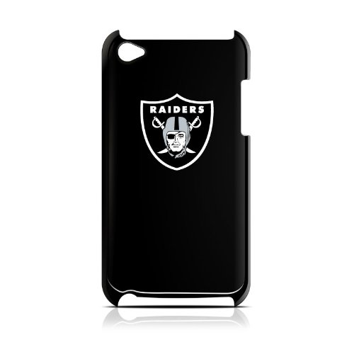 NFL Oakland Raiders Varsity Jacket Hardshell Case for iPod Touch 4G, Black, 4.4x2.4-Inch at Amazon.com