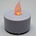 Bluedot Trading Flameless Battery-Powered LED Tealight Flickering Candles for Wedding Table Decoration, Parties, Restaurant Ambience, (Amber), 1-Dozen Pack (12 Pieces)