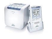 Philips AVENT Baby Monitor with Temperature and Humidity Sensors, White/Blue