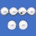 6 Sterling Silver Seamless Ball Beads Spacer Round 10mm