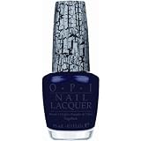 OPI Nail Lacquer, Navy Shatter, 0.5 Fluid Ounce
