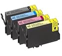 1 jeu de 4 compatibles cartouches d'encre pour imprimantes Epson Stylus D78 D92 DX4000 DX4050 DX5000 DX5050 DX6000 DX6050 DX7000F Compatibles T0711 T0712 T0713 T0714