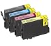 Electronics : Lot de 4 cartouches compatible- T0711,T0712, T0713,T0714