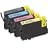 1 jeu de 4 compatibles cartouches d'encre pour imprimantes Epson Stylus D78 D92 DX4000 DX4050 DX5000 DX5050 DX6000 DX6050 DX7000F Compatibles T0711 T0712 T0713 T0714