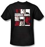 Criminal Minds - Character Boxes Men's T-Shirt, Black