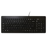 Wintec FileMate Imagine Series K2010 USB Standard Keyboard - Jet Black (3FMNK2010UBK-R)