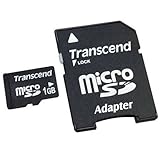 Transcend TS1GUSD 1GB Micro-Secure Digital Card