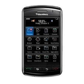 BlackBerry Storm 9500 Unlocked Cell Phone, 3.2 MP Camera, GPS, MicroSD Slot, RIM -- International Version - Without Warranty (Black)