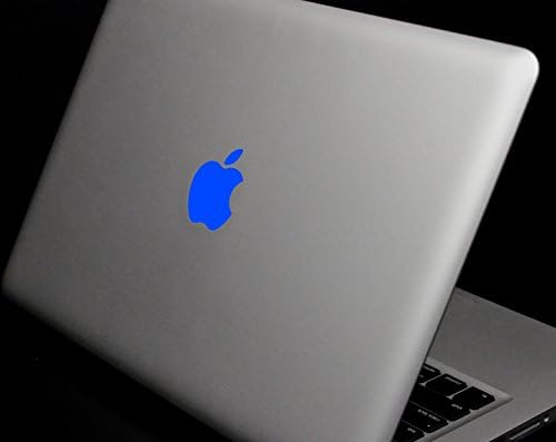 Blue Apple Overlay Logo Color Changer Vinyl Sticker Decal Fits All Macbooks Computer PC