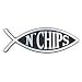 Fish 'N' Chips Car Emblem