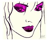 08113 Das Gesicht 10 Art Giclee Poster Print by andreas kovar, 20x24