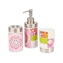 Present Time Bathroom set Muurbloem Design porcelain pink