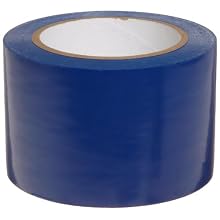 Brady 108' Length, 3" Width, B-725 Vinyl Tape, Blue Color Aisle Marking Tape