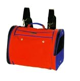 Dog Carrier - Backpack Dog Carrier / Pet Carrier - New Style to Help Your Pet Feel Secure - Red & Blue