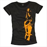 Verkauf Sexy Damen T-Shirt in schwarz BONDAGE SAINT Größe L