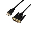 PLANEX HDMI-DVI変換ケーブル 2.0m PL-HDDV02