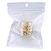 Beadnova 300pcs 6mm 22K Gold Plated Brass Round Open Jump Ring with Plastic Acrylic Jar Container