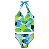 Girls' Xhilaration 2-pc. Vneck Tankini - Green/Turquoise