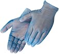 Liberty 2906W Vinyl Industrial Glove, Powdered, Disposable, 5 mil Thickness, Large, Blue (Box of 100)