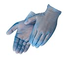 Liberty 2906W Vinyl Industrial Glove, Powdered, Disposable, 5 mil Thickness, Large, Blue (Box of 100)