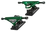 Phantom 2 (Set of 2) Skateboard Trucks - 7.5 Inch - Green Hanger / Black Base