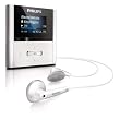 Philips GoGear Raga MP3-Player 4 GB (LC-Display, USB 2.0) silber