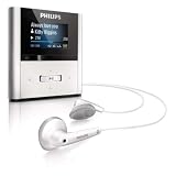 Philips GoGear Raga MP3-Player 4 GB (LC-Display, USB 2.0) silbervon "Philips"