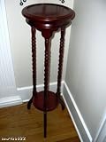 Barley Twist Fern Stand ~ Plant Stand ~ Mahogany Finish