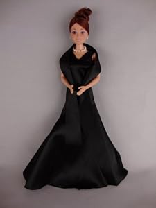 Black Evening Gown with Shawl 2010 Holiday Barbie Contest Winner Limited Edition