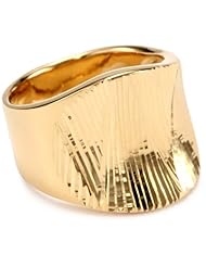 Argento Vivo "Gamma Ray" Textured Concave Ring