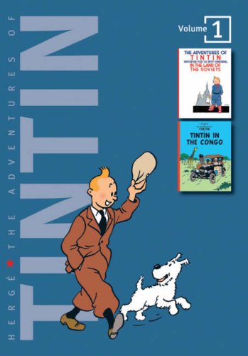 Childrens Toyshop  Books : The Adventures of Tintin: "Tintin in the Land of the Soviets", "Tintin in the Congo" v. 1 (Adventures of Tintin)