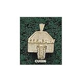 Clemson Tigers Solid 10K Gold ''CLEMSON'' Backboard Pendant